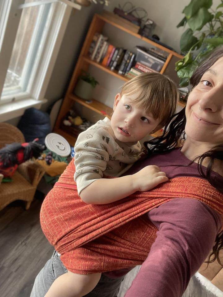 Didymos Woven Wrap Prima Ruby Mandarine Kirsty Rae