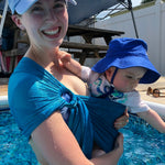 Beachfront Baby Water Ring Sling Carribean Blue Katherine Hood Tevis