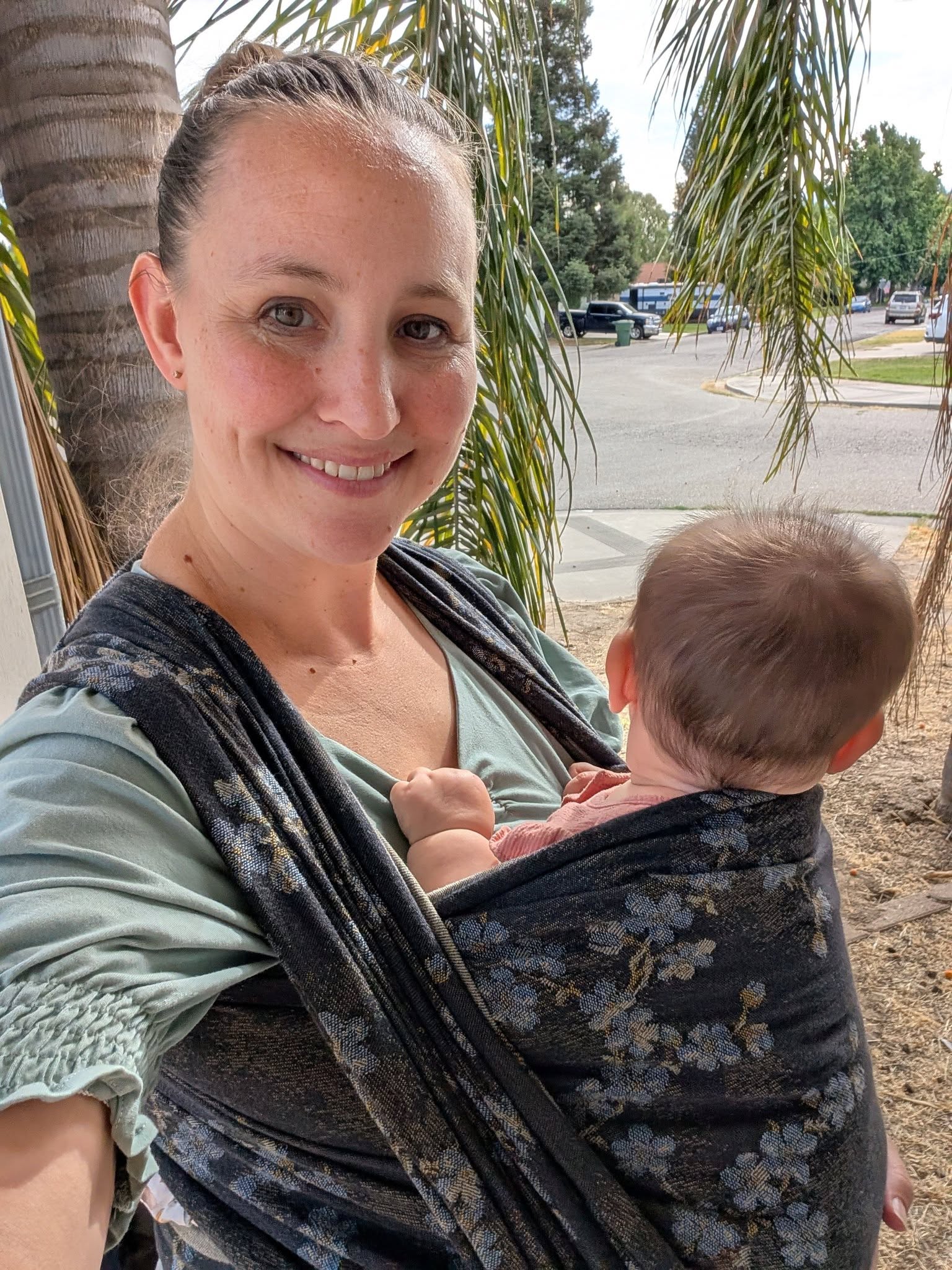 Ugc 2025 7 25 Didymos Woven Wrap Blue Blossom Jessica Morales