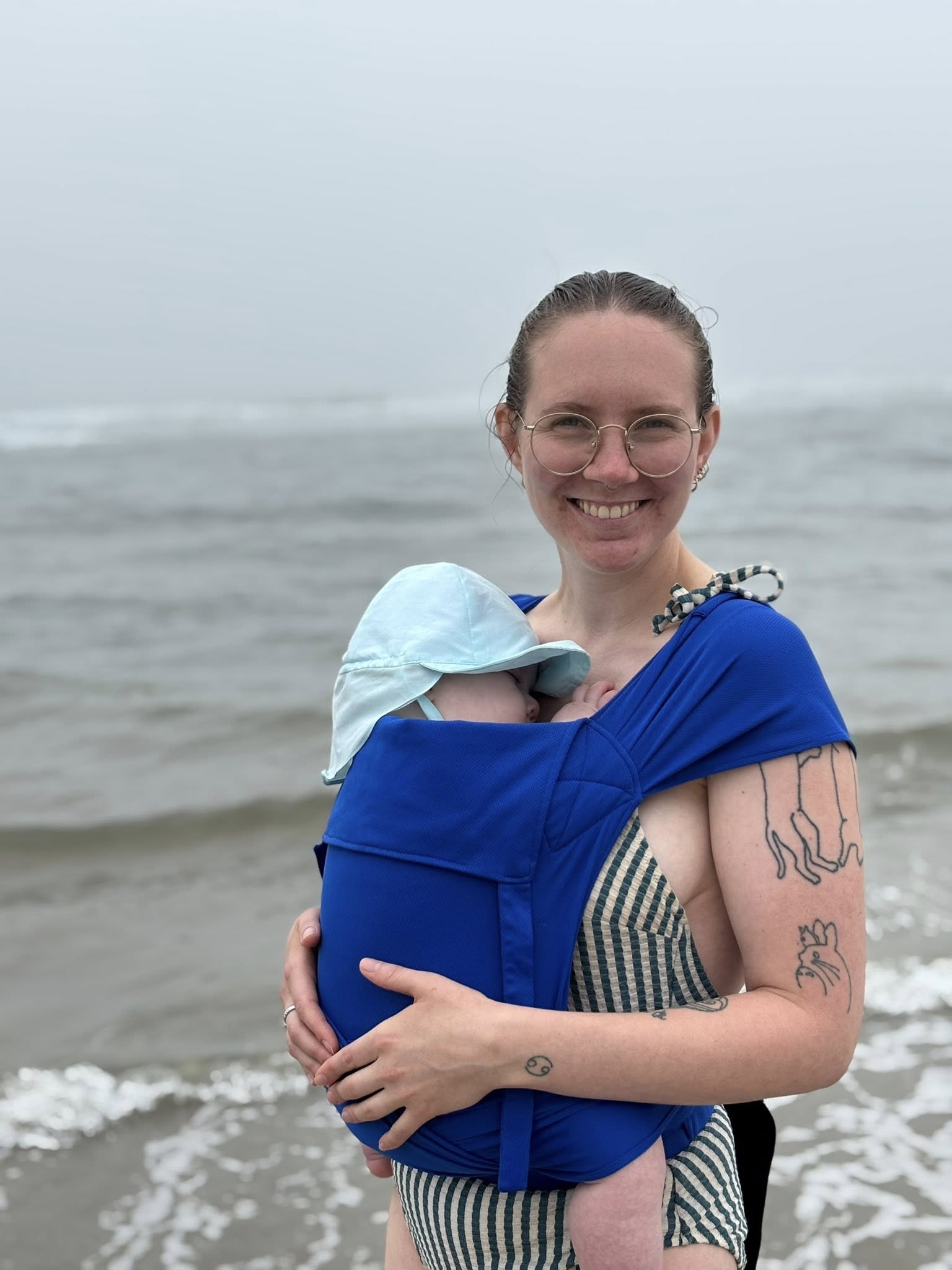 Ugc 2025 8 15 Beachfront Baby Half Buckle Carrier Everyday Marina Blue Mary