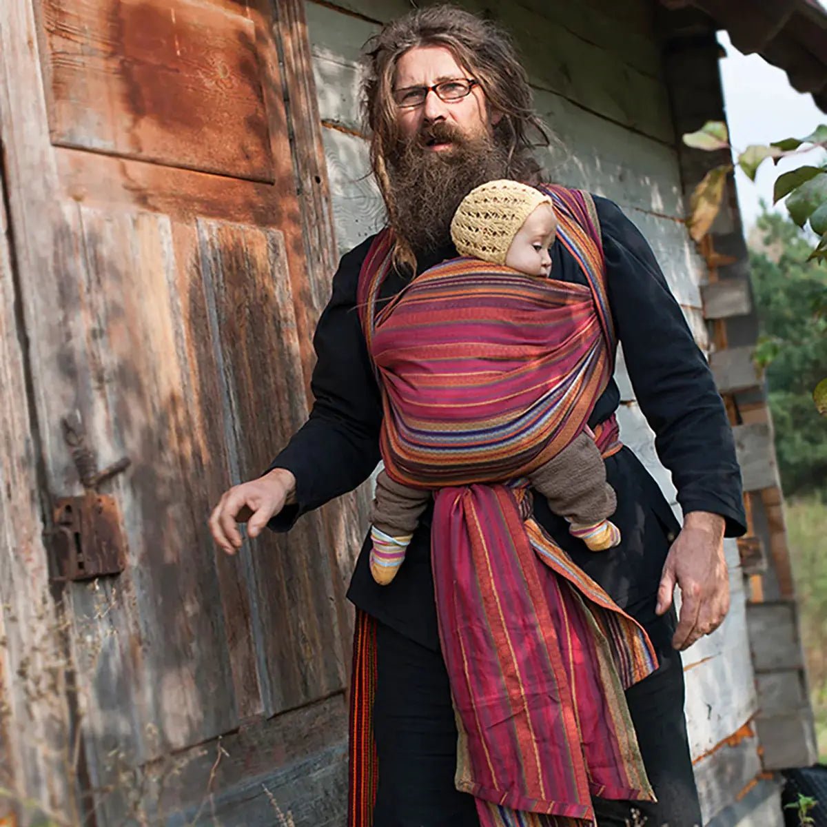 Tierra red Woven Wrap by Girasol - Woven WrapLittle Zen One71686736