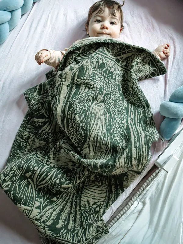 Treebeard Dont Be Hasty Lightweight Baby Blanket by Oscha Home Hobby