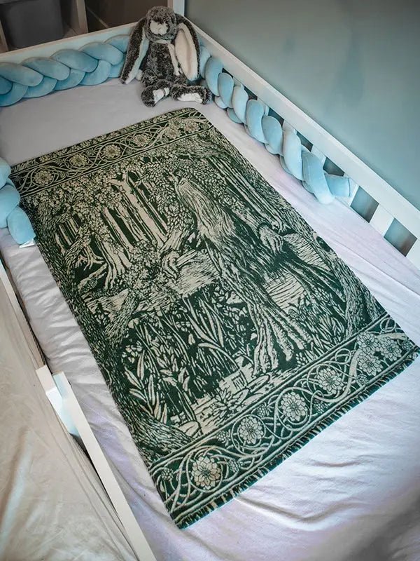 Treebeard Dont Be Hasty Lightweight Baby Blanket by Oscha Home Hobby