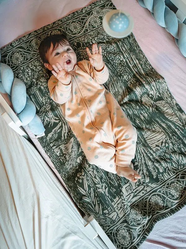 Treebeard Dont Be Hasty Lightweight Baby Blanket by Oscha Home Hobby
