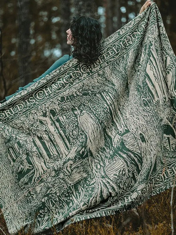 Treebeard Dont Be Hasty Lightweight Blanket by Oscha Home Hobby
