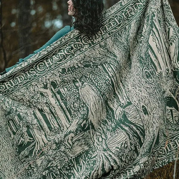 Treebeard Don’t Be Hasty Lightweight Blanket by Oscha - Home & HobbyLittle Zen One1111143480