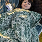 Treebeard Dont Be Hasty Lightweight Childrens Blanket by Oscha Home Hobby