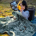 Treebeard Dont Be Hasty Lightweight Childrens Blanket by Oscha Home Hobby
