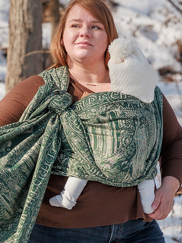Oscha Treebeard Don't Be Hasty woven baby wrap