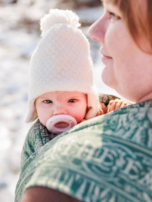 Treebeard™ Don't Be Hasty Woven Wrap by Oscha Oscha at Little Zen One