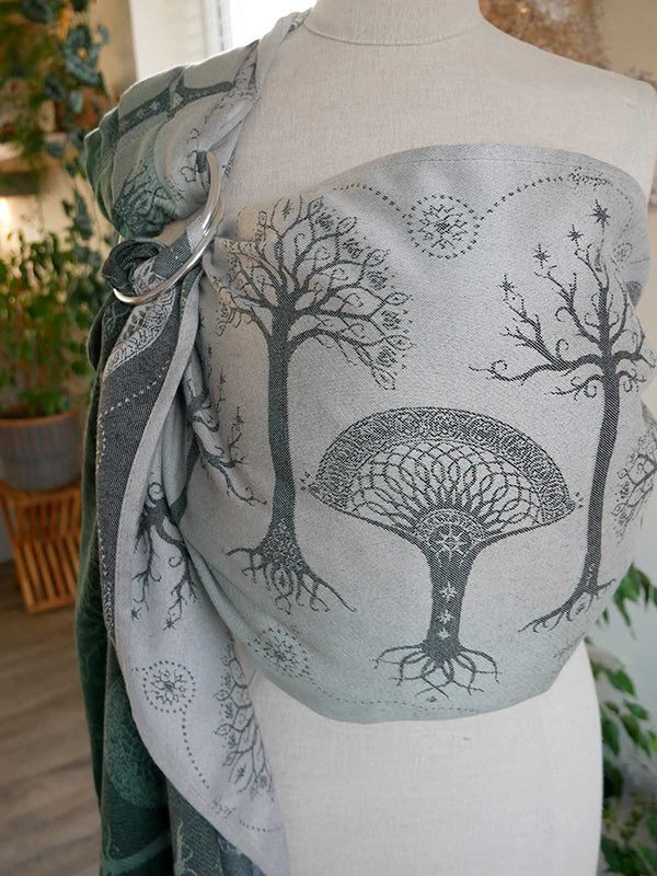Trees of Gondor™ Through the Mist Ring Sling by Oscha Oscha at Little Zen One