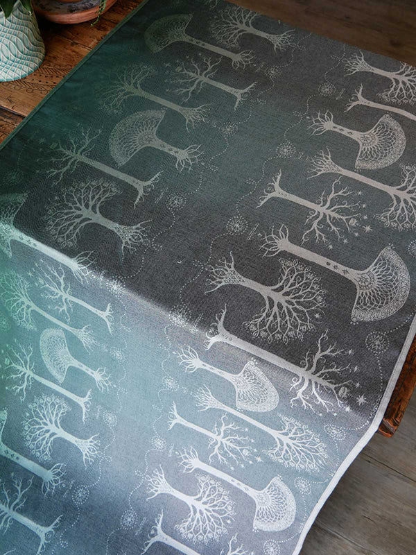 Trees of Gondor™ Through the Mist Woven Wrap by Oscha Oscha at Little Zen One