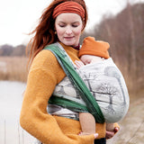 Trees of Gondor™ Through the Mist Woven Wrap by Oscha Oscha at Little Zen One