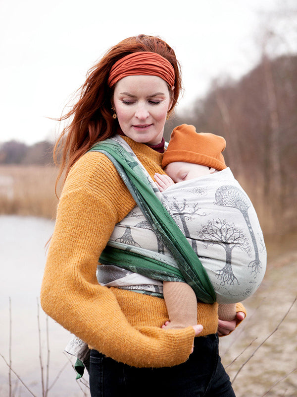 Trees of Gondor™ Through the Mist Woven Wrap by Oscha Oscha at Little Zen One