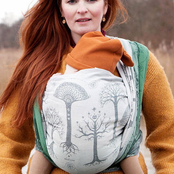 Trees of Gondor™ Through the Mist Woven Wrap by Oscha - Woven WrapLittle Zen One19391824