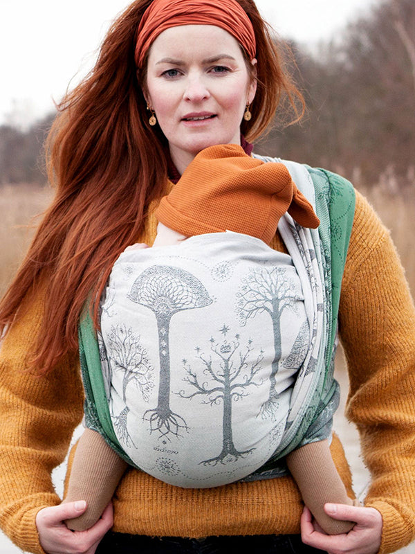 Trees of Gondor™ Through the Mist Woven Wrap by Oscha Oscha at Little Zen One