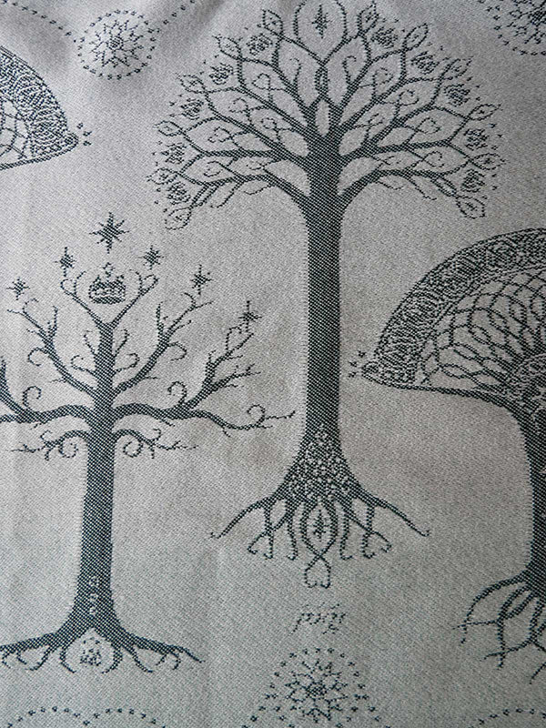 Trees of Gondor™ Through the Mist Woven Wrap by Oscha Oscha at Little Zen One