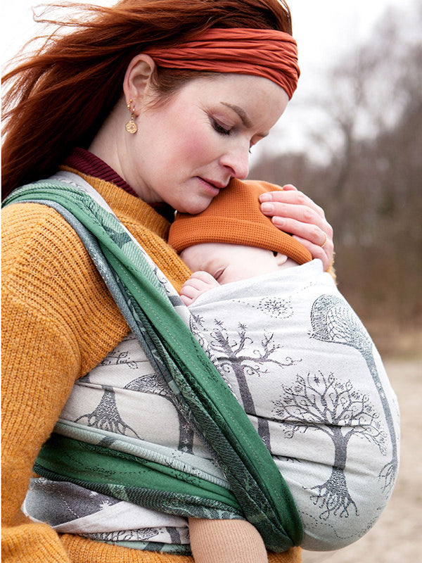 Trees of Gondor™ Through the Mist Woven Wrap by Oscha Oscha at Little Zen One