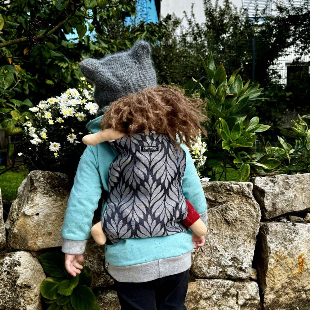 Trias Monochrome Lyocell Doll Snap by Didymos Toy Carrier