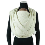 Trias Morning Green Linen Woven Wrap