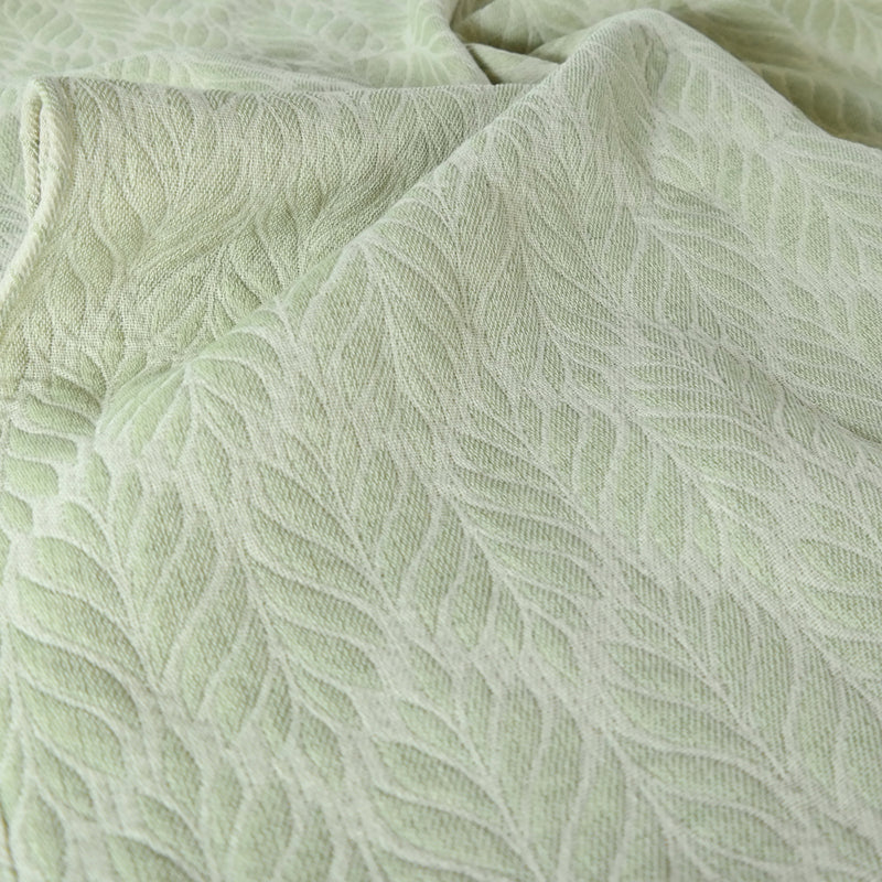Trias Morning Green Linen Woven Wrap by Didymos Didymos at Little Zen One