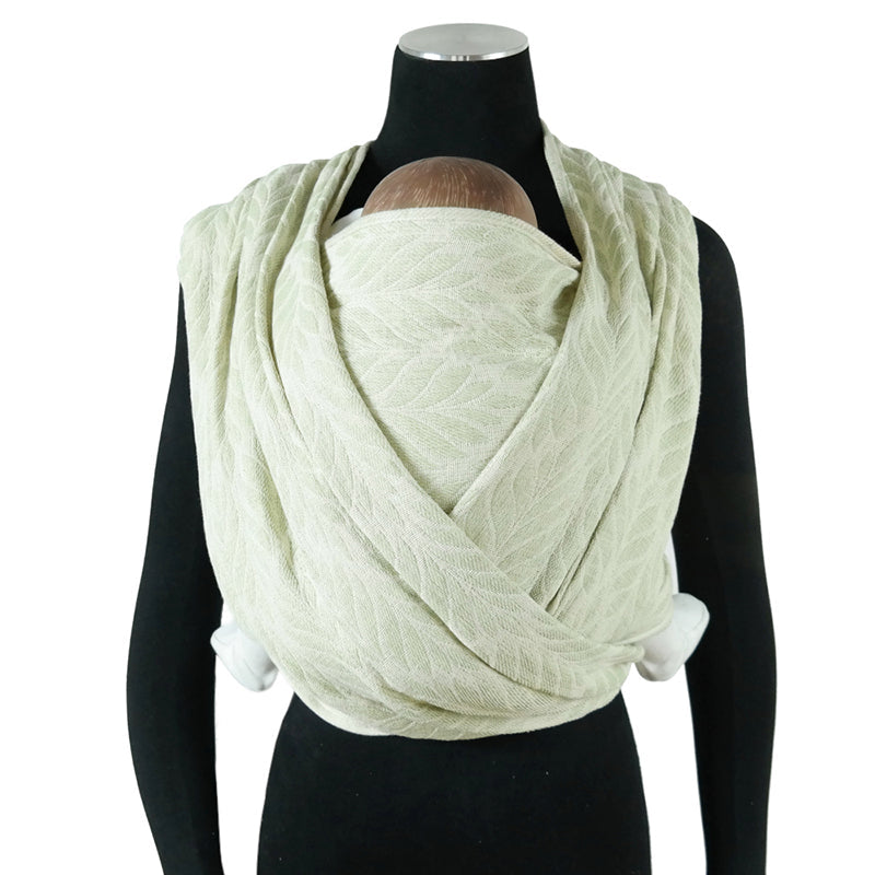 Trias Morning Green Linen Woven Wrap by Didymos Didymos at Little Zen One