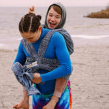 Hedwych Hearts Ocean Soul Woven Wrap by Didymos Didymos at Little Zen One