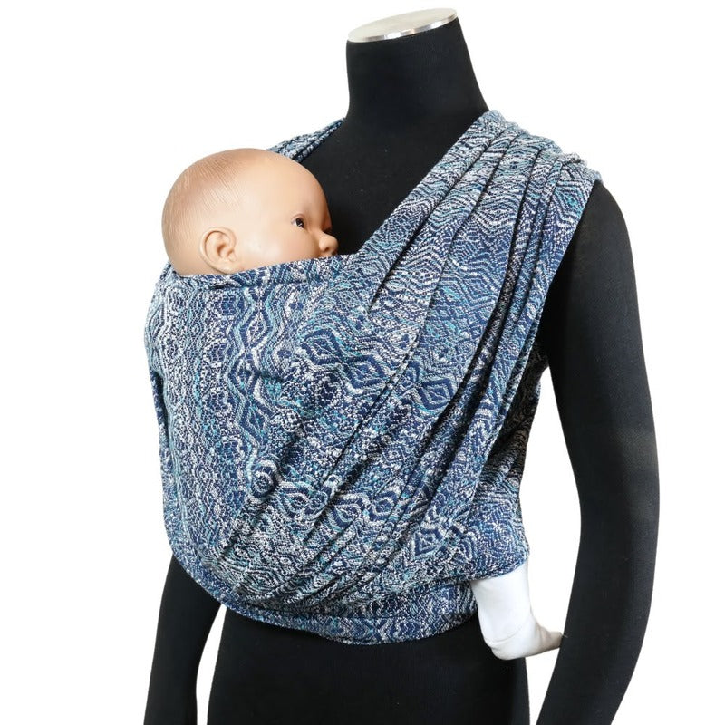 Hedwych Hearts Ocean Soul Woven Wrap by Didymos Didymos at Little Zen One