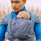 Hedwych Hearts Ocean Soul Woven Wrap by Didymos Didymos at Little Zen One