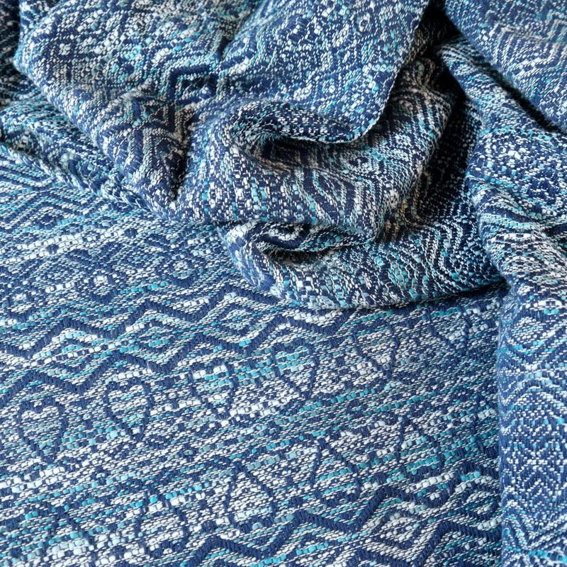 Hedwych Hearts Ocean Soul Woven Wrap by Didymos Didymos at Little Zen One