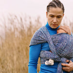 Hedwych Hearts Ocean Soul Woven Wrap by Didymos Didymos at Little Zen One