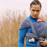 Hedwych Hearts Ocean Soul Woven Wrap by Didymos Didymos at Little Zen One