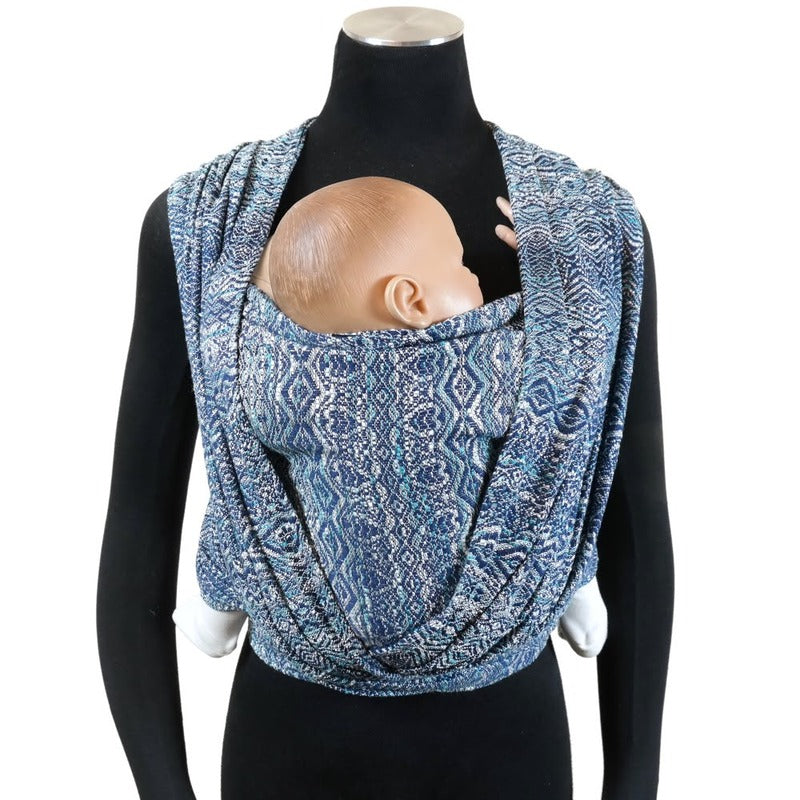 Hedwych Hearts Ocean Soul Woven Wrap by Didymos Didymos at Little Zen One