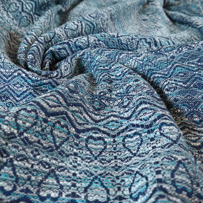 Hedwych Hearts Ocean Soul Woven Wrap by Didymos Didymos at Little Zen One