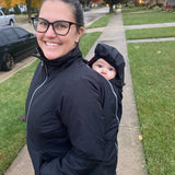 Mamalila Babywearing Outerwear Winterfriend Black with Berry