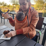 Angel Wings Babywearing Outerwear Hoodie Cinnamon Abigail Sykes