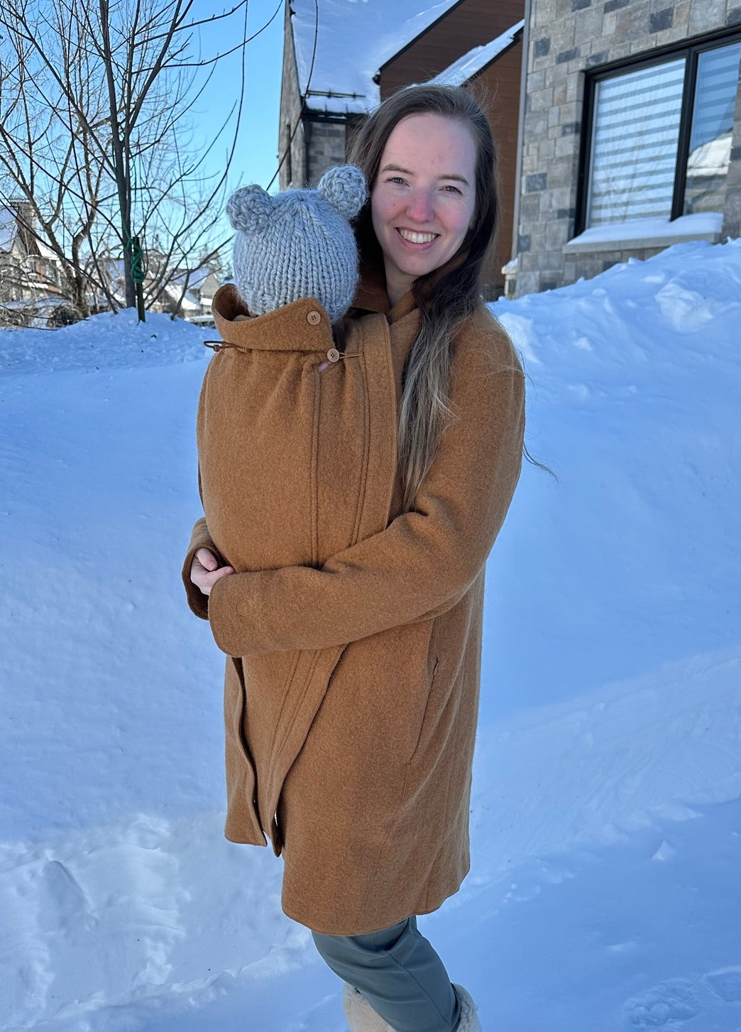 Mamalila Babywearing Outerwear Oslo Camel