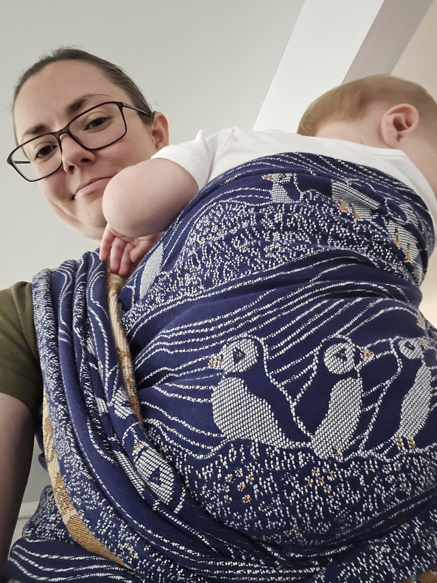 Oscha Woven Wrap Puffins Airsaig Chrissy Plant
