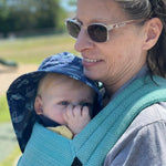 LennyLamb Buckle Carrier LennyLight Ombre Green Sarah Bookmiller