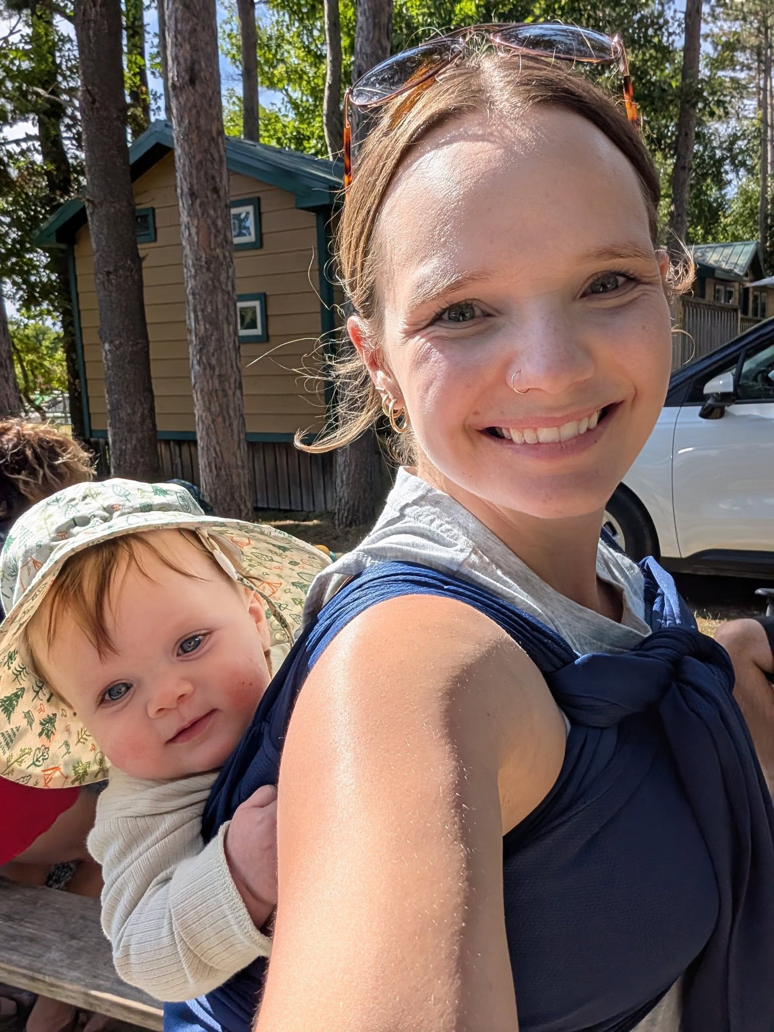 Beachfront Baby Half Buckle Carrier Everyday Dusk Shany Belanger