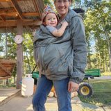 Mamalila Babywearing Outerwear Jacket Boston Agave Breeanna Lewan