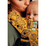Under The Leaves - Golden Autumn Drool Pads & Reach Straps by LennyLamb - Baby Carrier AccessoriesLittle Zen One5907557749176