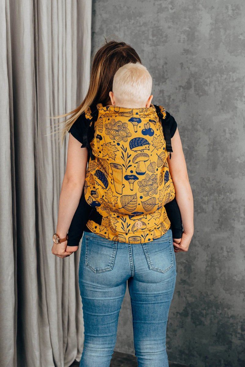 Under The Leaves Golden Autumn LennyPreschool Carrier by LennyLamb - Buckle CarrierLittle Zen One5907557754088