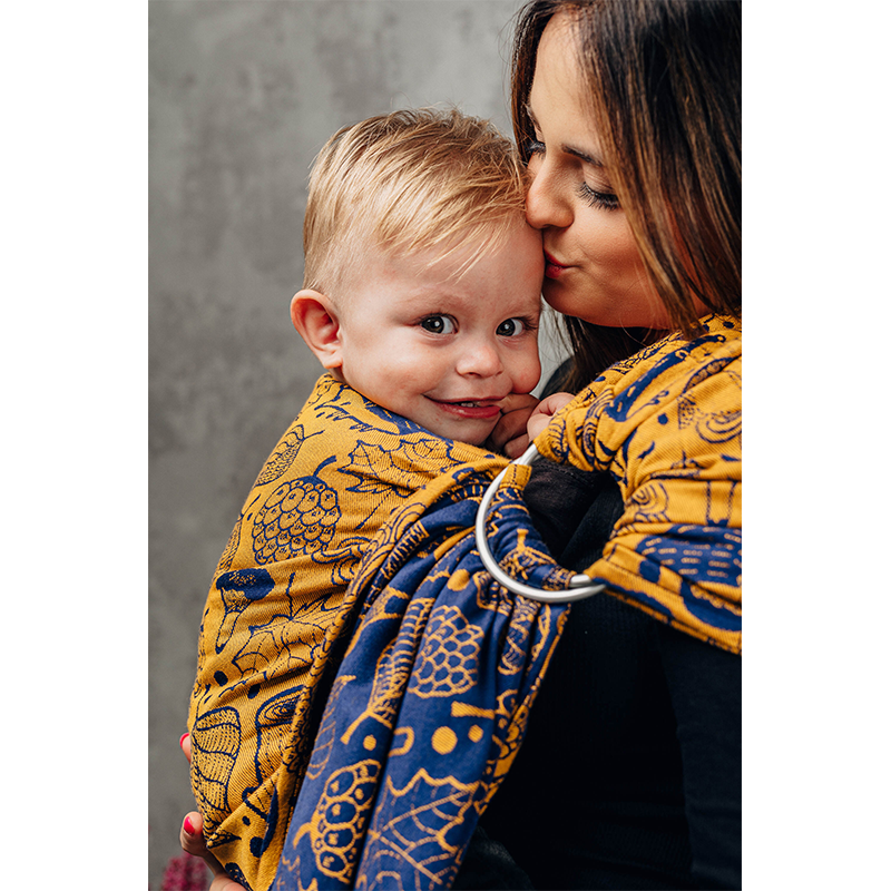 Under the Leaves Golden Autumn Ring Sling
