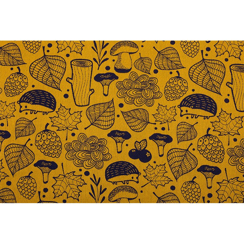 Under The Leaves Golden Autumn Ring Sling by LennyLamb LennyLamb at Little Zen One