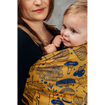 Under The Leaves Golden Autumn Ring Sling by LennyLamb LennyLamb at Little Zen One
