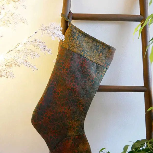 Victoriana Hunter Stocking