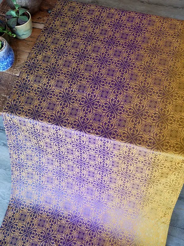 Victoriana Royal Fabric Piece by Oscha Fabric