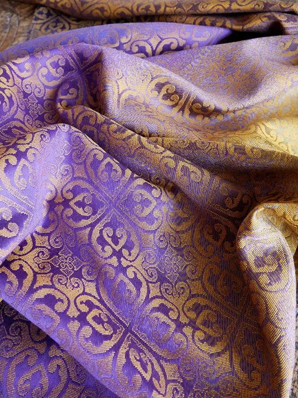 Victoriana Royal Fabric Piece by Oscha Fabric