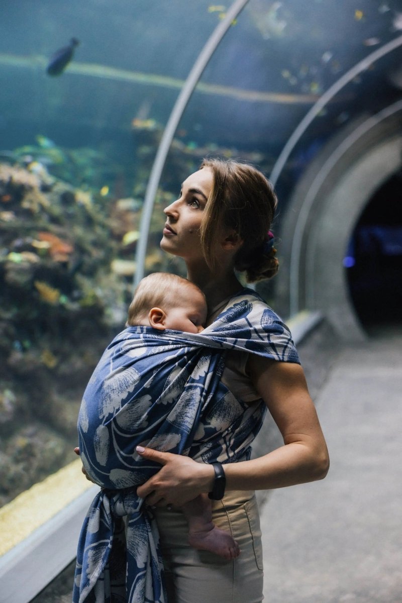 Viridiflora Royal Baby Woven Wrap by LennyLamb - Woven WrapLittle Zen One5907557785006